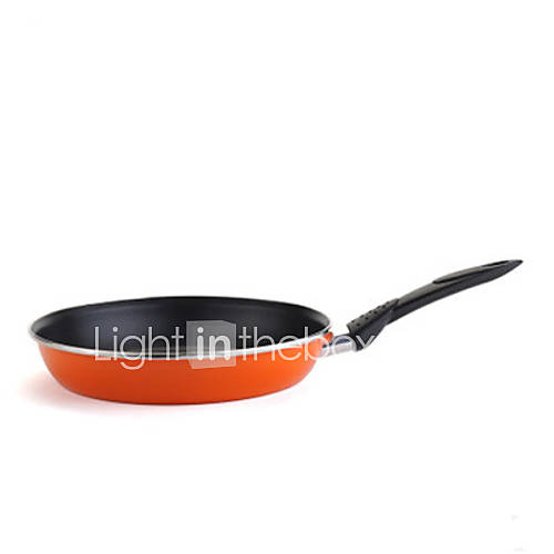 10 Steel Orange Frying Pans with Handle, W26cm x L26cm x H5cm