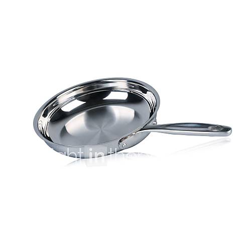 Dia 8(20cm) Stainless Steel Frying Pan, 39.5×20×4cm