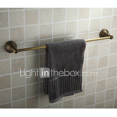 Antique Brass 22 Inch Towel Bar