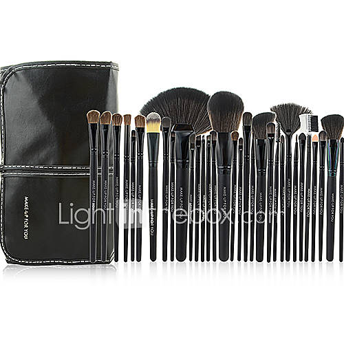 32PCS Black Professional Makeup Brush Sets