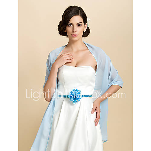 Beautiful Sleeveless Chiffon Evening/Casual Shawl(More Colors)