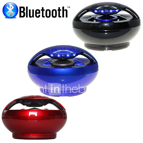 Classic Hands free Bluetooth Wireless Sphere Speaker Works with TF //Mp4/ iPhone/Laptop/Tablet PC(Black)