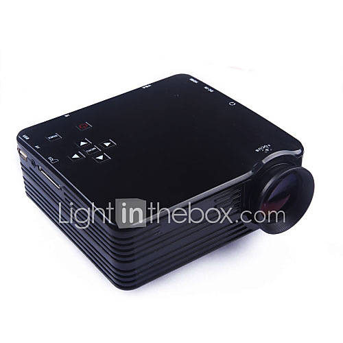 Mini HD Home Super Bright LED Technology Projector 400LM , PC Laptop VGA USB SD HDMI