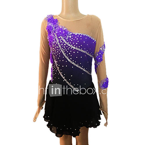 Ice Skating Dress Women's / Girl's Long Sleeve Skating Skirts & Dresses ...