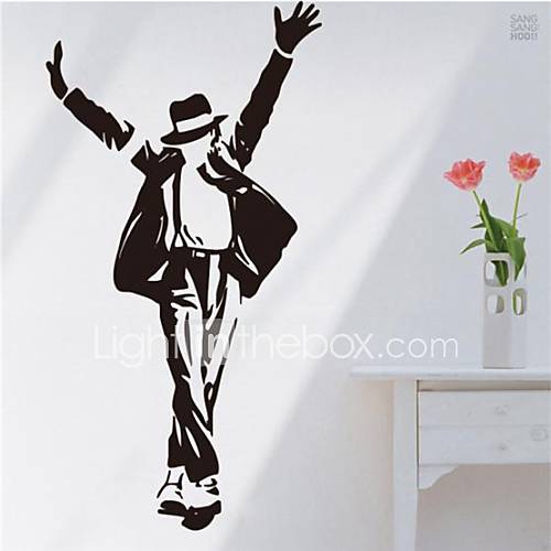 Fashion PVC Forever Michael Jackson Wall Stickers 2118553 2016 – $9.99