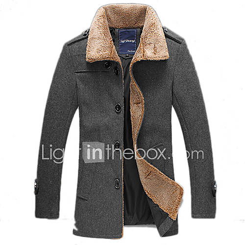 Blacknight Men's Warm Long Sleeve Coat_92 1897124 2016 – $36.99
