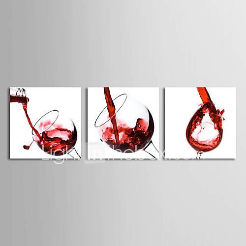 Stretched Canvas Art Still Life Wine Glasses Set of 3 683191 2016 – $53.99