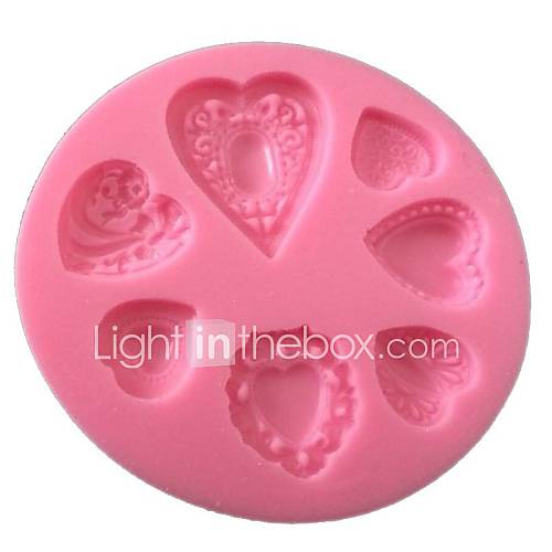 Heart Love Cake Mold Silicone Baking Tools 2847765 2017 – $1.99