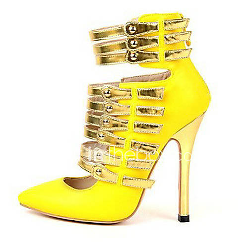 Women's Shoes Leatherette Stiletto Heel Heels/Pointed Toe Pumps/Heels ...