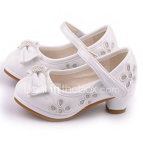 Girls' Shoes Casual Round Toe Heels Pink/White 4184269 2016 – $22.99