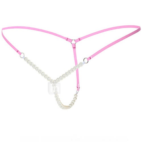Women's Sexy Pearls T-back G-strings 4305941 2016 – $2.69