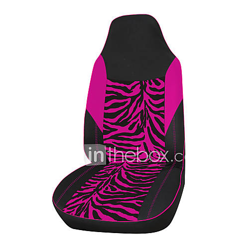 AUTOYOUTH Velour Fabric Pink Zebra Car Seat Cover Fit Most Vehicles ...