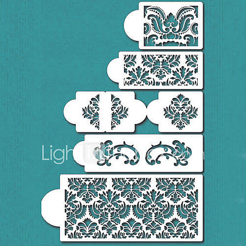 Damask Cake Stencil Set, Cake Border Stencils Set,Cake Side Design ...