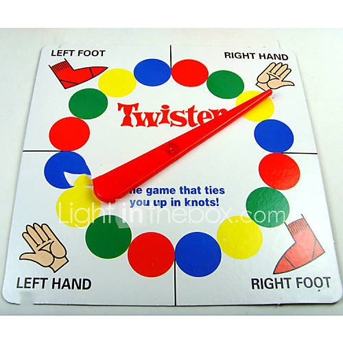 Classic Twister Family Game That Ties You Up In Knots Board Game ...