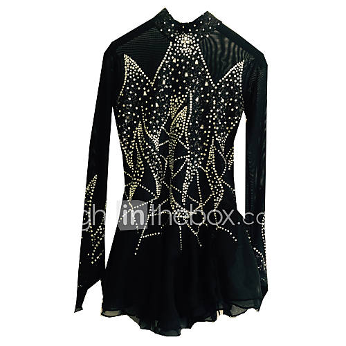 Ice Skating Dress Women's Long Sleeve Skating Skirts & Dresses Figure ...