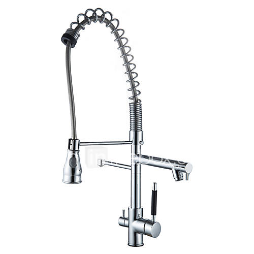 Pull Out Spray Wet Sink Bar Faucet 3 Ways Drinking Water Filtration ...