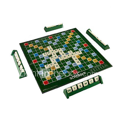 Vintage Classic Word Score spel Scrabble Original Tegels Kids Board ...