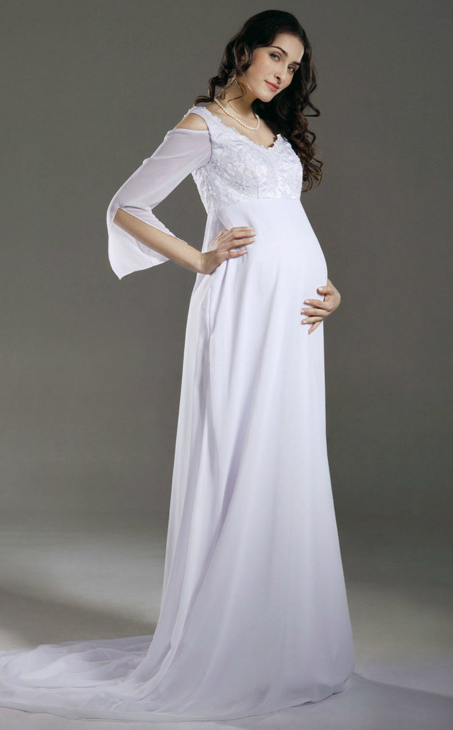 A-Line V-neck Knee Length Taffeta Mother of the Bride Dress with ...